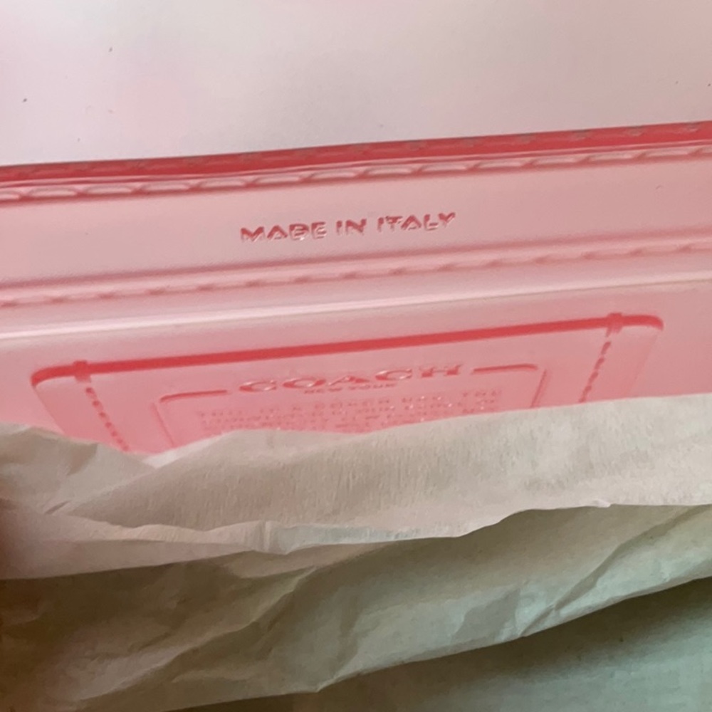 🌸 COACH PINK JELLY TABBY 🌸NWT 🌸 - Picture 11 of 16